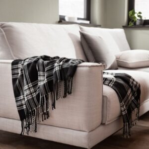 κουβέρτα καναπέ καρό