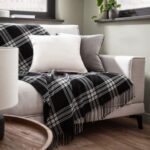 κουβέρτα καναπέ καρό