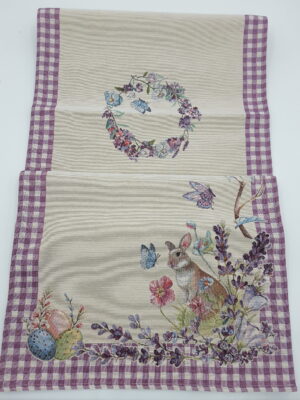 HARE IN PURPLE, runner διακοσμητικό - Image 3