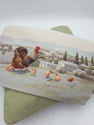 ROOSTER IN FIELD, runner διακοσμητικό - Image 2